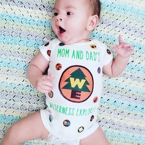 UP wilderness Explorer Bodysuit/ onesie Pixar